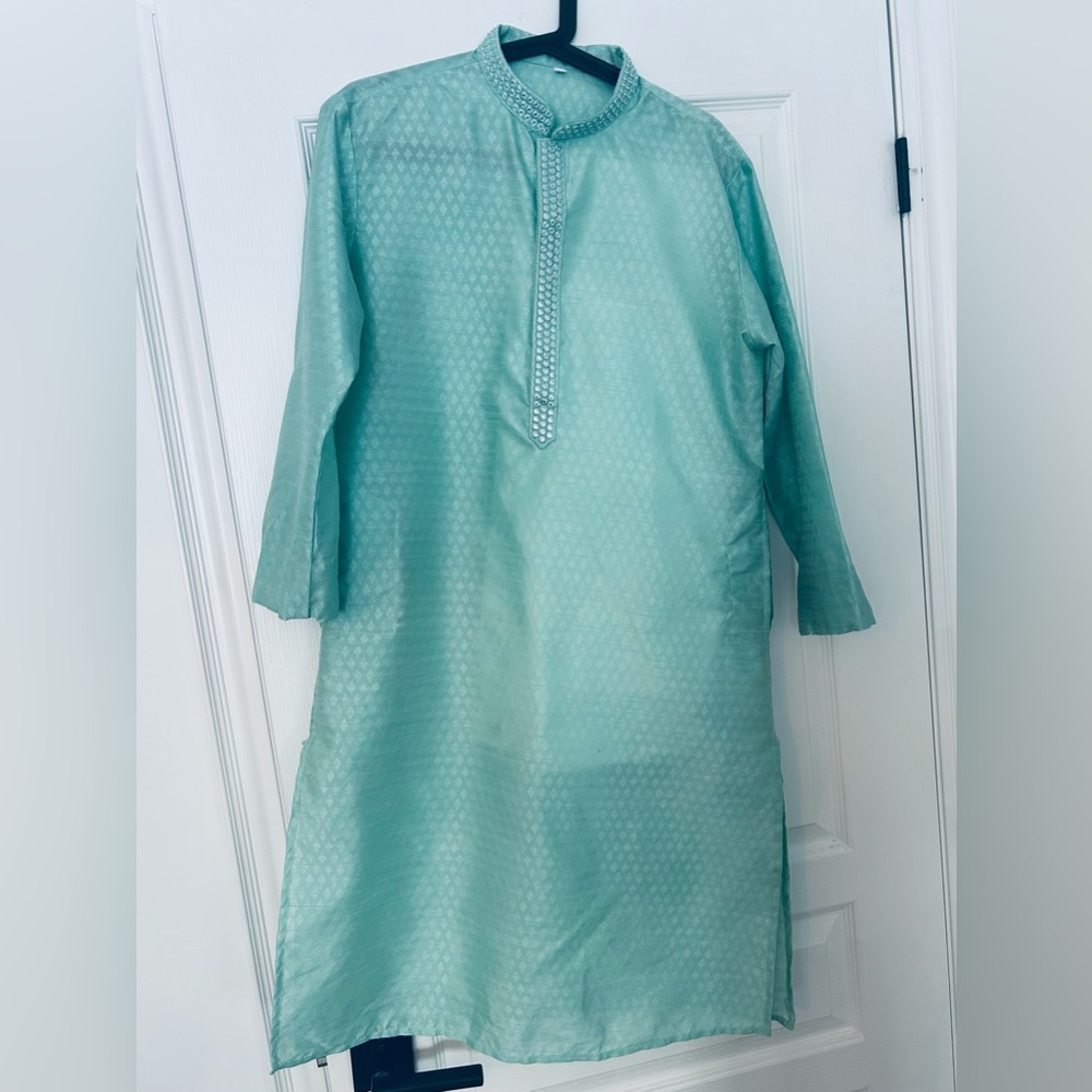 Elegant Aqua Boys Kurta - EUC